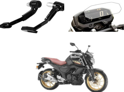 Gogna Mart bike lever protector black with yamaha fzx screen guard protector Bike Fairing Kit