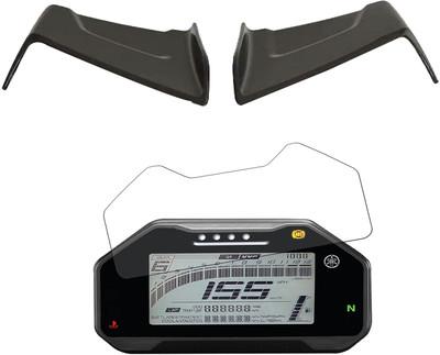 Vagary Combo of Bike Side Winglet with Speedometer Screen Guard for R15 V4 Bike Fairing Kit