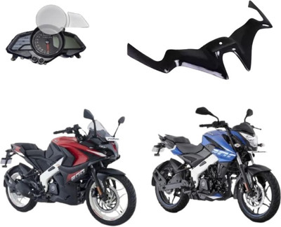 Gogna Mart Unbreakable Scratch Guard Screen Protector for Bajaj and winglet black bike Bike Fairing Kit