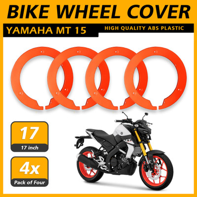 Miwings 17 Inch PRO ABS Plastic Disc Wheel Cover For YAMAHA MT 15 Orange Color Bike Fairing Kit