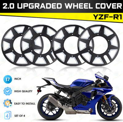 Otoroys 17 Inch 4 Pcs ABS Plastic PRO Disc Bike Wheel Cover For YZF R1 Bike Fairing Kit