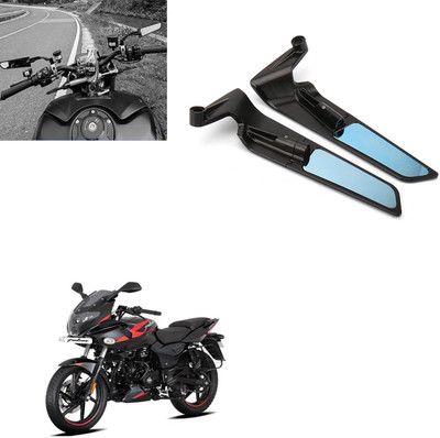 Vagary Adjustable 360� Rotating New Rearview Wings Mirror for Uniersal for bike_1 Bike Fairing Kit
