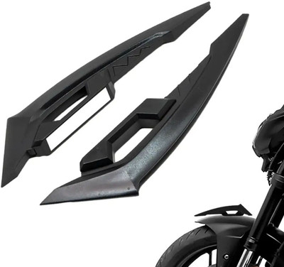 Vagary Black Wing Side Helmet Spoiler Aerodynamic Wing Dynamic Helmet Accessories Bike Fairing Kit
