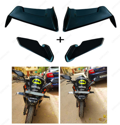ENEMYT style Canards designed Combo Side Wings For Universal Bikes Bike Fairing Kit