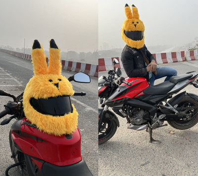 SRPHERE Helmet Mohawk for Bike(Yellow)