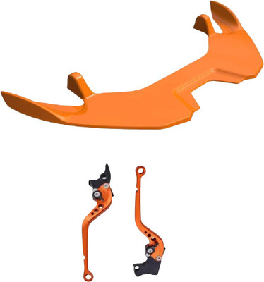 Gogna Mart Orange Winglet for KTM RC Flexible and ktm lever orange Bike Fairing Kit