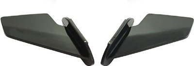 Znee Smart Winglet Small Black for Universal for Bike/scooty/Helmet Bike Fairing Kit