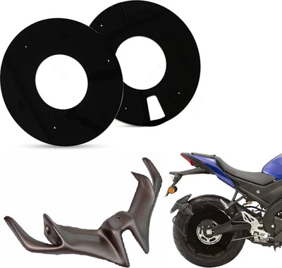 acube mart WHEEL DISC cover for 17inch wheel, black 17A-1 Winglet R15 V3 grey Bike Fairing Kit
