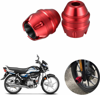 INGPRIDE ING-Red CNC Anti Drop Front Fork Frame Slider for Hero HF Deluxe Bike Fairing Kit