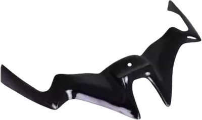 Gogna Mart Bajaj Pulsar RS 200 Winglet (Black), rs ring light cops Bike Fairing Kit