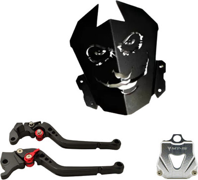 Gogna Mart mt 15 metal visor joker, yamaha mt 15 lever black and key jacket Bike Fairing Kit