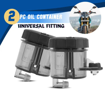 automunk Black Colour Disc Brake Clutch Oil / Disc brake oil can / cap / container Bike Fairing Kit