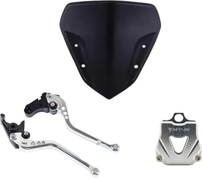 Gogna Mart MT15 Windscreen Wind Deflector Short Visor, lever , key cover Bike Fairing Kit