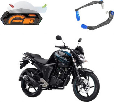 Gogna Mart Meter Screen Protector- Yamaha Old FZ and lever protector carbon blue tip Bike Fairing Kit