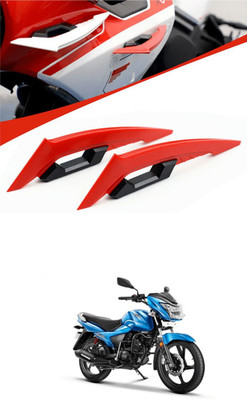 MOTOROYS Red Wing Side Helmet Spoiler Aerodynamic Wing Dynamic Helmet Accessories sg20 Bike Fairing Kit
