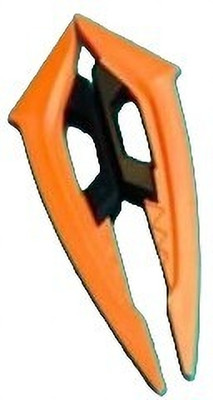 GDK Helmet Wings - Neon Orange Bike Fairing Kit