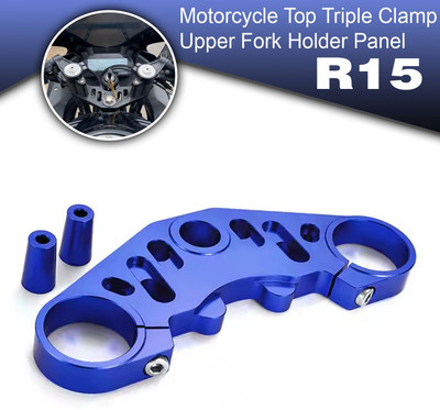 ASRYD Motorcycle CNC Aluminum Upper Fork Holder Panel for R15 V3 Bike Fairing Kit