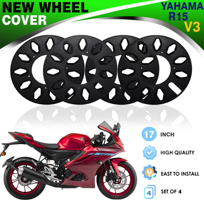 ASRYD 17 Inch 4 Pcs ABS Plastic PRO Disc Bike Wheel Cover For Yamaha R15 V3 Bike Fairing Kit
