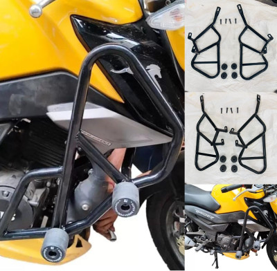 Auto MT TVS Raider CRASHGUARD Leg Guard LEGGUARD WID Frame Slider for TVS Raider Bike Crash Guard(TVS)