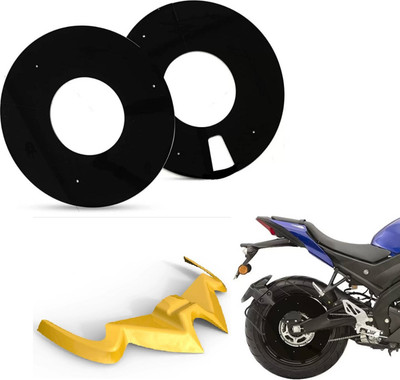 acube mart 17inch acrylic 1 wheel cover 17A-1 with pulsar rs200 winglet yellow Bike Fairing Kit