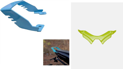 acube mart MT 15 WINGLET GREEN with Heavy Grab Rail For Yamaha MT 15 fit Both V1 & V2 blue Bike Fairing Kit