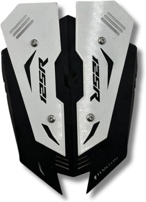 VermsBikers Premium Heavy Metal Visor for Hero Xtreme 125R Windshield (White) Bike Fairing Kit