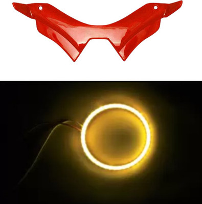 Gogna Mart mt 15 winglet red and mt ring light yellow Bike Fairing Kit