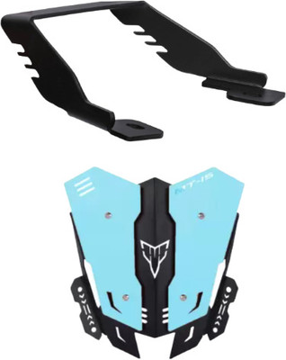 Gogna Mart Tail Protector/Grab Rail for Yamaha MT 15 V1 & V2 (Black), mt visor l, blue Bike Fairing Kit