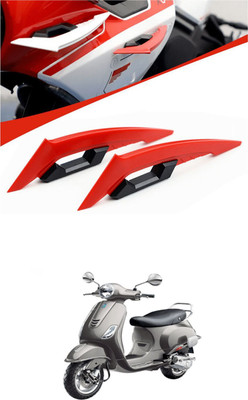 MOTOROYS Red Wing Side Helmet Spoiler Aerodynamic Wing Dynamic Helmet Accessories sg19 Bike Fairing Kit