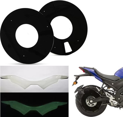 Gogna Mart Acrylic Wheel DISC Cover for 17inch Wheel,mt winglet radium Bike Fairing Kit