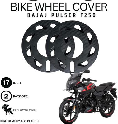 ENEMYT Carbon Finish Front/Rear Pro Disc New Wheel Cover 17 Inch For BAJAJ PULSER F250 Bike Fairing Kit