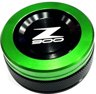 Gogna Mart CNC Aluminum Brake Fluid Reservoir Cap Cylinder Cover for Kawasaki Z900 (green) Bike Fairing Kit