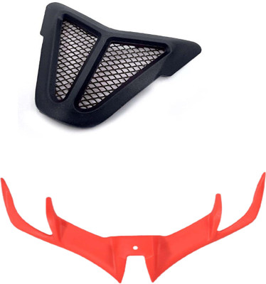Gogna Mart nose grill black jali with v3 winglet red Bike Fairing Kit