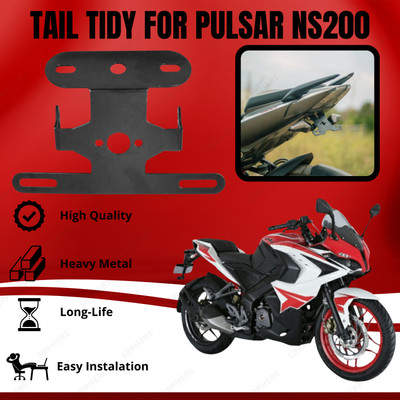 SRPHERE NNS-Tail Tidy | Fender Eliminator For Bajaj Pulsar NS200 Bike Fairing Kit