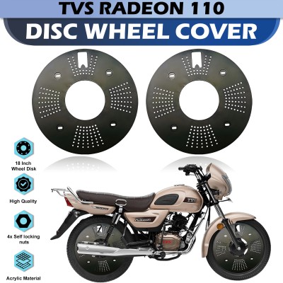 Atoray 18 Inch PRO Disc Wheel Cover For TVS Radeon 110 Sports Look Cover Bike Fairing Kit