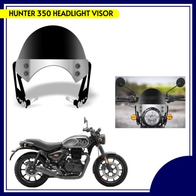 ZRIDE ZR-HNTR02 RE Hunter 350 Unbreakable Headlight Visor | Windshield |Wind Deflector Bike Fairing Kit