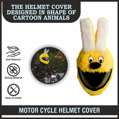 Huims High Compatible Rabbit Design Bunny Helmet Cover for Full Helmet Bike Fairing Kit