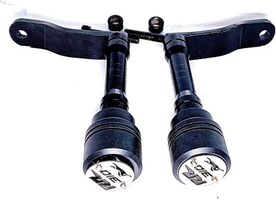 VermsBikers Apache RR 310 Crash Guard Protectors with Mounting Brackets (Black, Set of 2)(TVS)