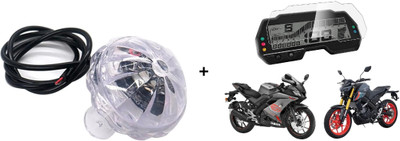 VermsBikers R15v3/Mt15 Screen protector+star light (Multicolour) for all bikes and scooty Bike Fairing Kit