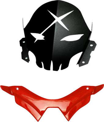 Gogna Mart mt 15 cnc metal skull visor anf mt 15 winglet red Bike Fairing Kit