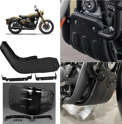 ZAMPONICS STANDARD NEW 2023 MODEL SUM ENGINE GUARD BLACK STRONG MATERIAL MADE IN INDIA Bike Engine Guard(Royal Enfield)