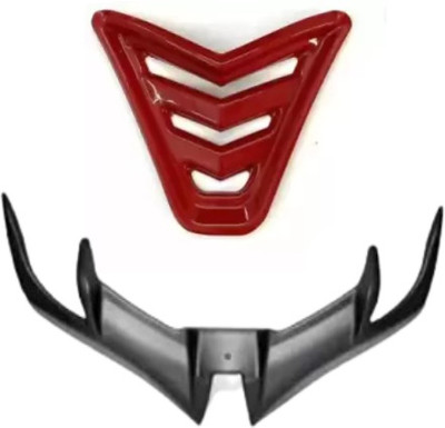 Gogna Mart nose grill red with v3 winglet grey Bike Fairing Kit