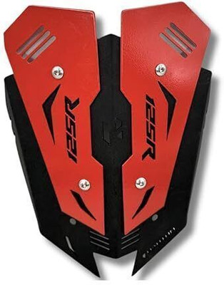 AQRAMX Premium Heavy Metal Visor for Hero Xtreme 125R Windshield (RED) Bike Fairing Kit