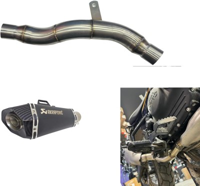 Gogna Mart Himalayan 450 latest BS6 slip bend pipe/link pipe and akrapovic black exhaust Bike Fairing Kit