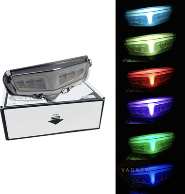 Vagary Rear Tail Light With Flowing Turn Signal Indicator Tail Light for Yamaha MT 15 Bike Fairing Kit