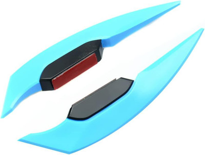 Campark 2 Pcs Motorcycle Winglets Front Side Spoiler Aerodynamic Wing Kit Sky Blue Bike Fairing Kit