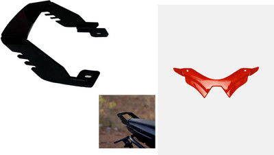 acube mart MT 15 WINGLET RED with Heavy Grab Rail For MT 15 Suitable fit Both V1 & V2 black Bike Fairing Kit