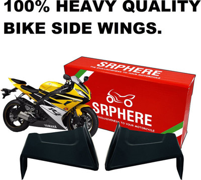 eXarioGadget Motorcycle Side Winglet Spoiler Wind Flow Fixing Wing Front Bike Fairing Kit