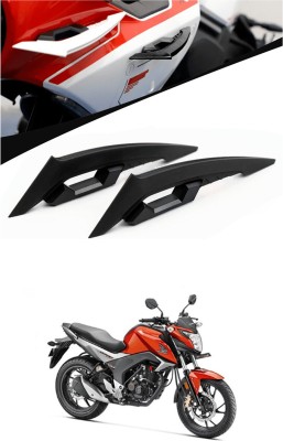 LOVMOTO Universal Black Wing Side Helmet Spoiler Aerodynamic Wing Dynamic Helmet SG163 Bike Fairing Kit