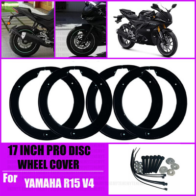SRPHERE 18 inch Acrylic PRO Disc Wheel Cover For Hero HF Deluxe (set of 2) Bike Fairing Kit